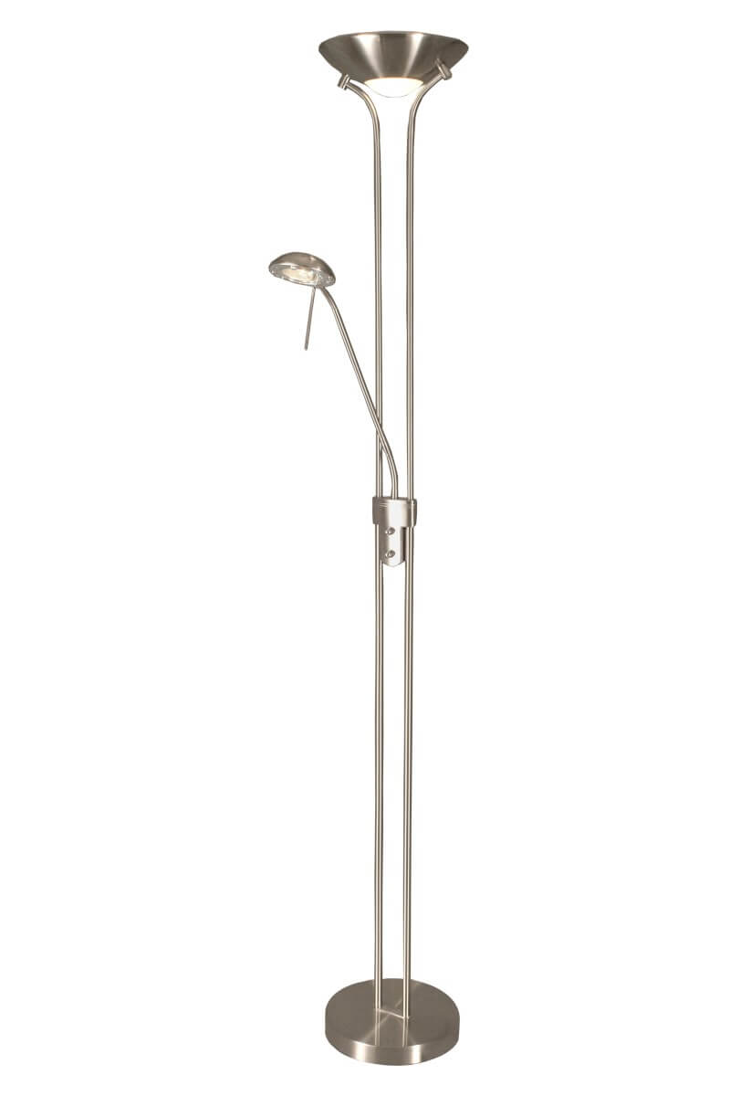 PALMA Golvlampa Uplight Dimbar 179cm Stål