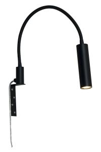 ARTIC Vägglampa Dimbar 35cm Svart