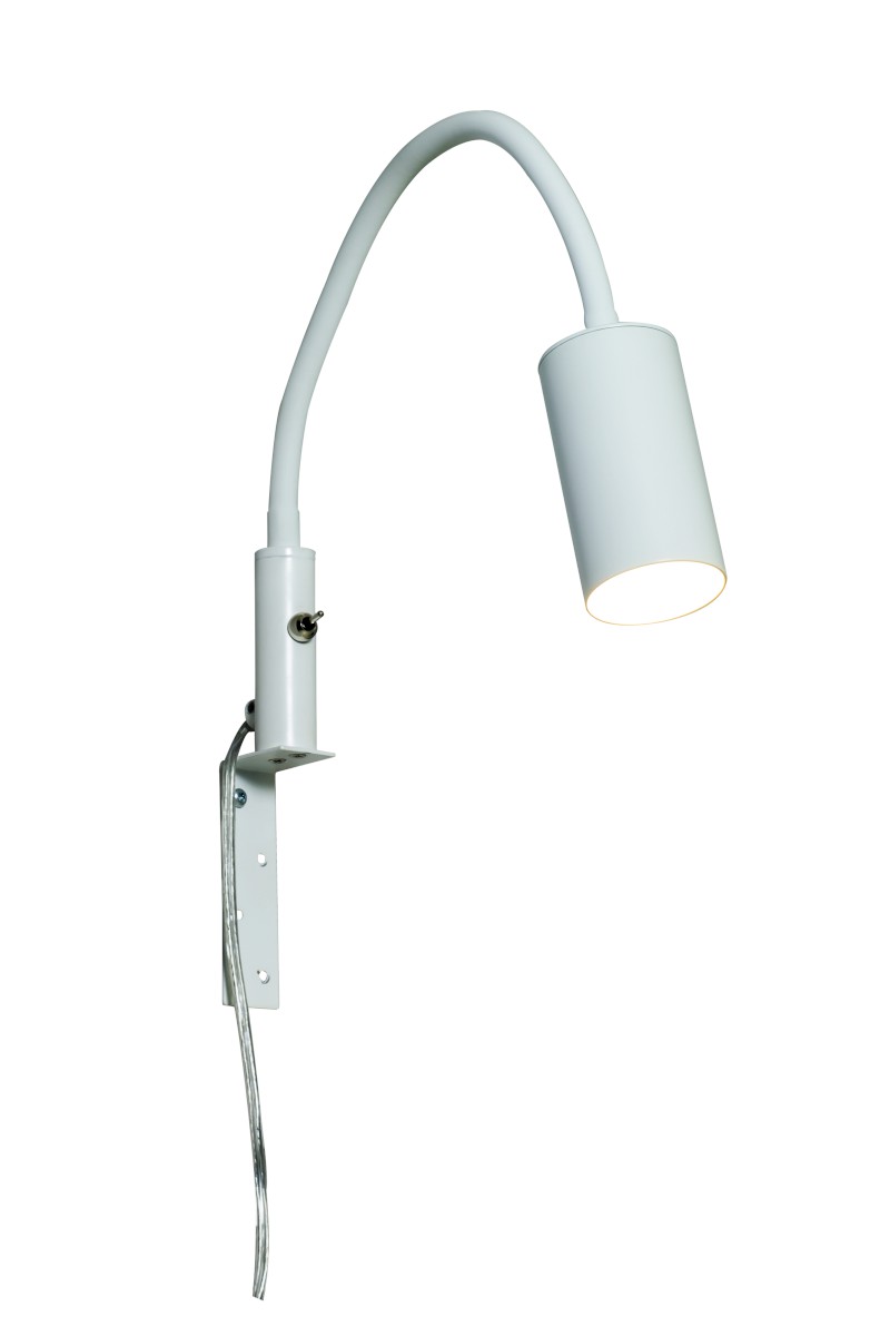 HUGIN Sänglampa 30cm Vit