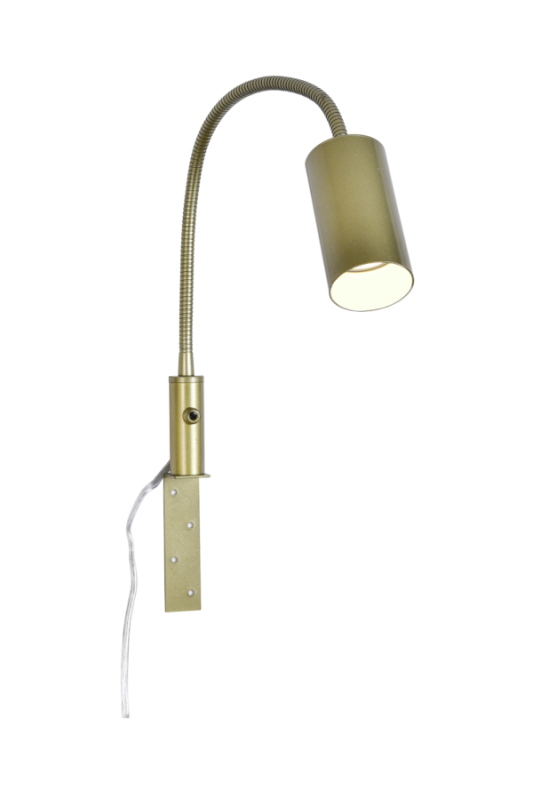 HUGIN Sänglampa 30cm Antikmålad