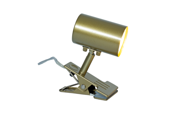 HUGIN Klämlampa 15,5cm Målad Antik