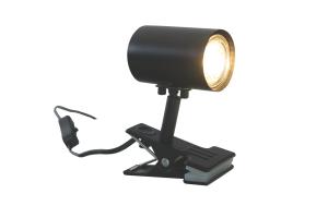 Hugin Klämlampa 15,5cm Svart