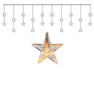 CURTAIN Ljusgardin 1,8m 20LED Varmvit/Klar