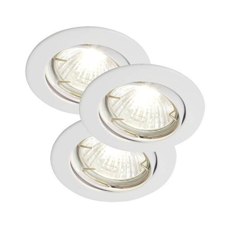 Recess 3-pack Inbyggnadsspot Vit