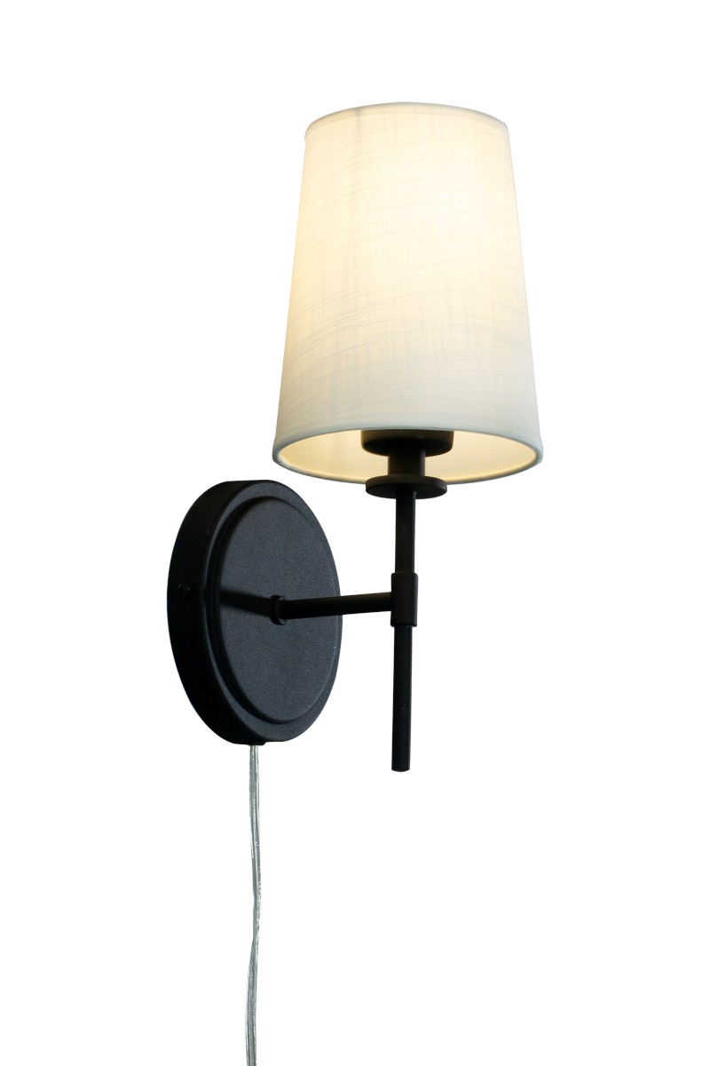 VERBIER Vägglampa 31cm Svart/Vit