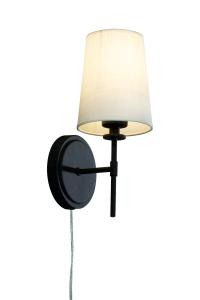 VERBIER Vägglampa 31cm Svart/Vit