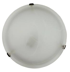ORIVA Plafond 40cm Vit/Borstad Stål