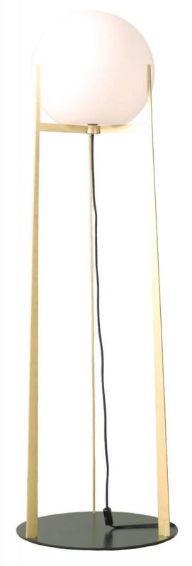 MILLA Golvlampa 130cm Guld/Opalvit