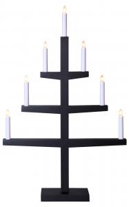 Tripp Ljusstake 7L 77cm Svart
