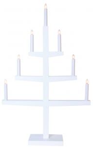 Tripp Ljusstake 7L 77cm Vit