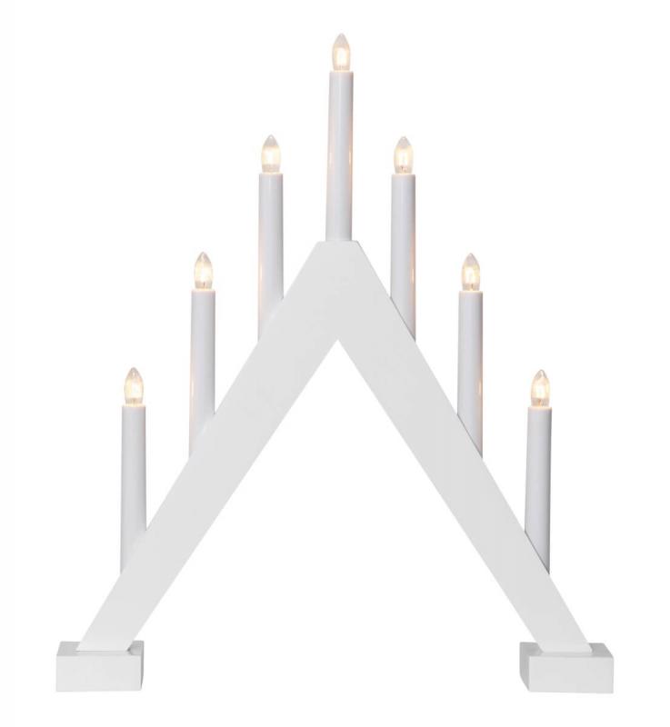 TRILL Ljusstake 7L 47cm Vit