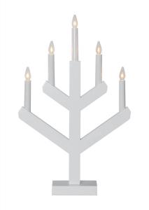 VINGA Ljusstake 5L 50cm Vit