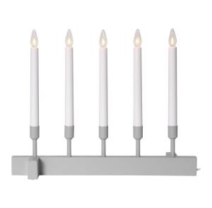 VIND Ljusstake 5L 40cm Beige