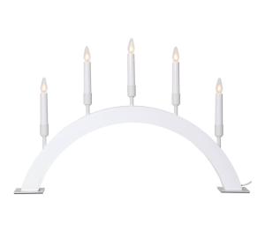 VIND Ljusstake 5L 57cm Vit