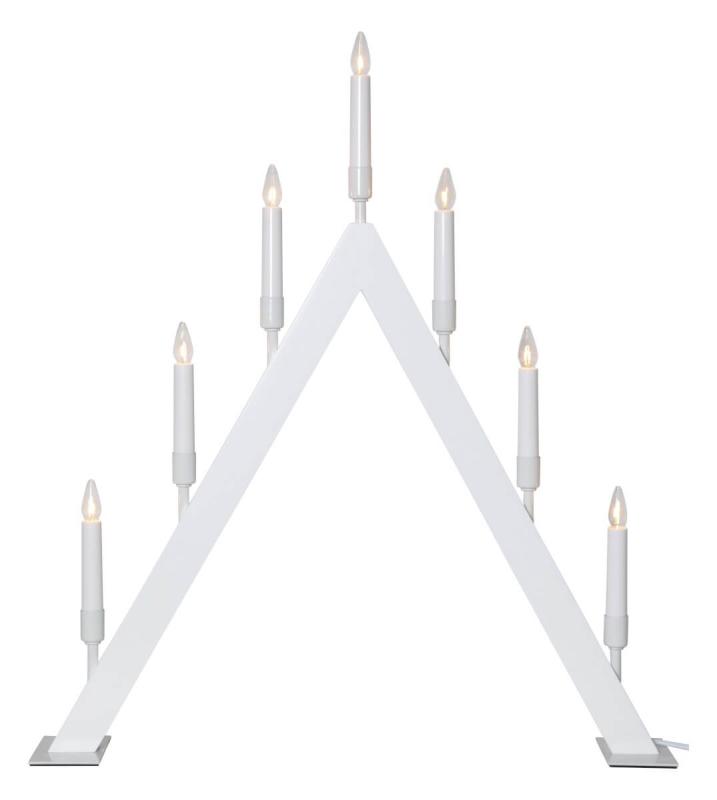 VIND Ljusstake 7L 63cm Vit