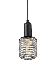 GRID Fönsterlampa Cylinder 10cm Svart