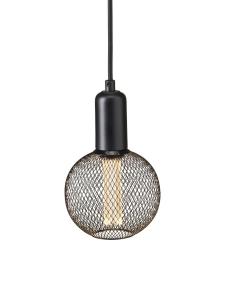 GRID Fönsterlampa Rund 12,5cm Svart