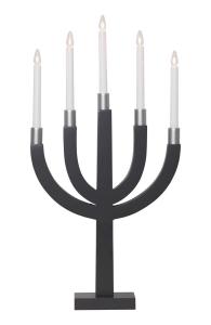 ELIAS Ljusstake 7L 67cm Antracitgrå