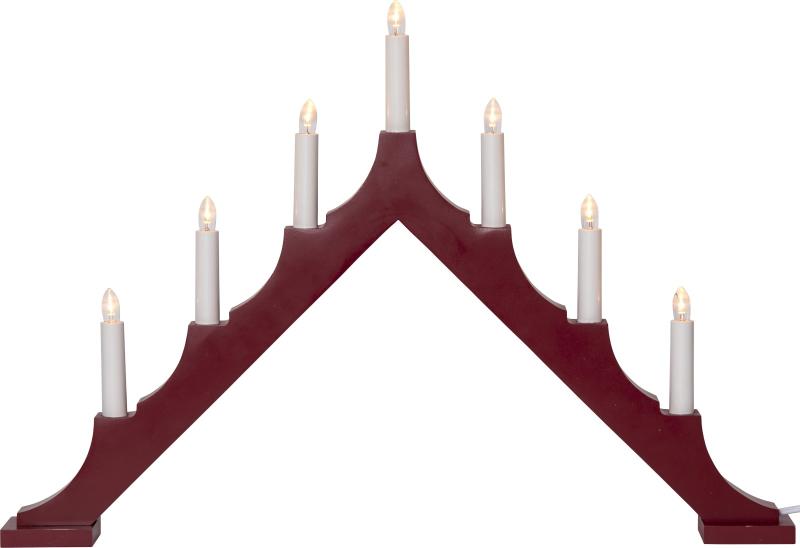 ALMA Ljusstake 40CM Röd