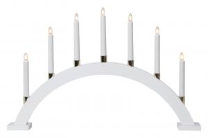 GILLIAN Träljusstake 63cm Vit