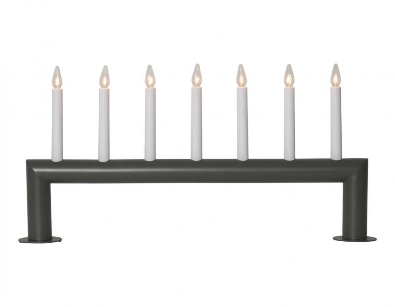 CIRCUM Träljusstake 29cm Grafitrå