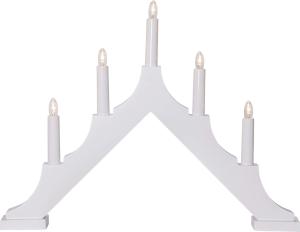 ALMA Träljusstake 33,5cm Vit