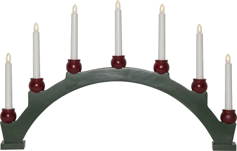 MORA Ljusstake 7L 40cm Grön