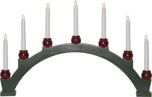 MORA Ljusstake 7L 40cm Grön