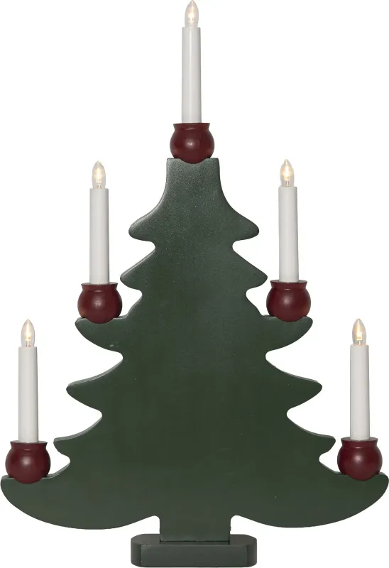 MORA Ljusstake 5L 53cm Grön