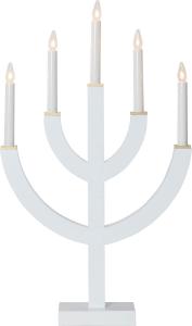 ANNO Ljusstake 5L 59cm Vit