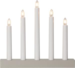 INEZ Ljusstake 24cm Vit/Beige