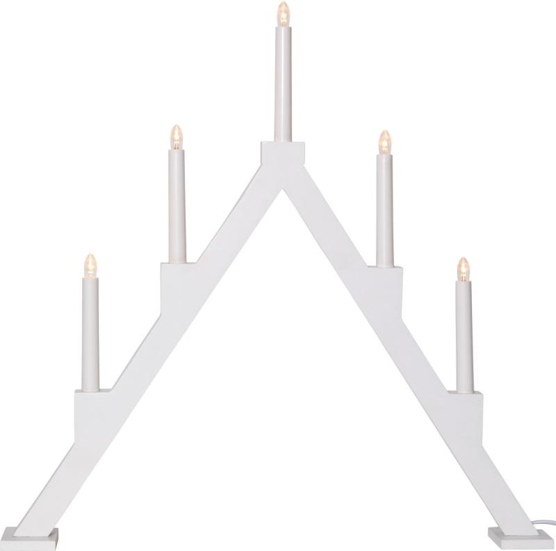 TORPA Träljusstake 57,5cm Vit
