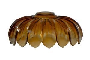 SOFIA Glasskärm 25cm Brunt glas