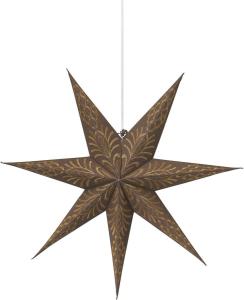 CELESTE Julstjärna 60cm Brun/Guld