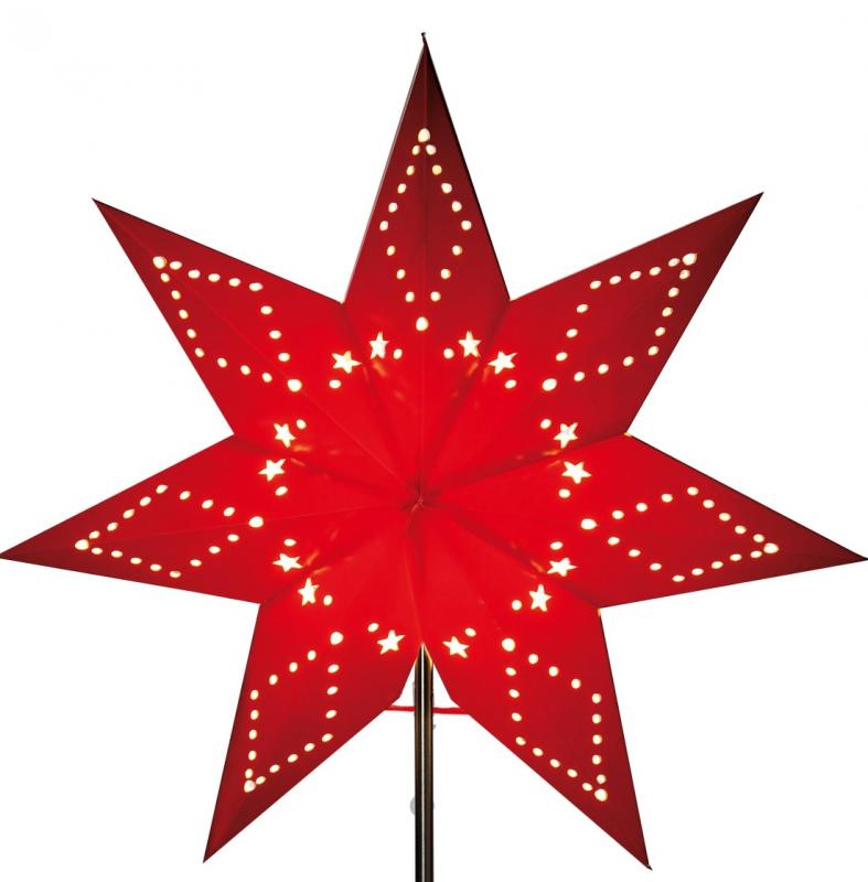 Katabo Lös Pappersstjärna 43cm Röd