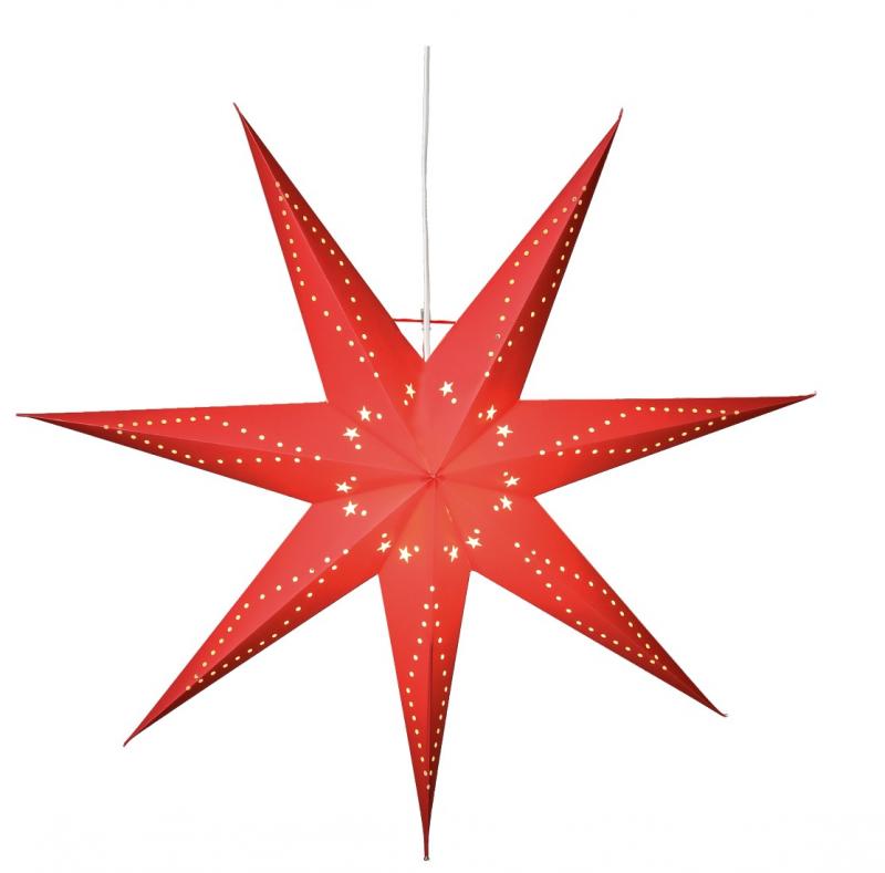 Katabo Pappersstjärna 70cm Röd