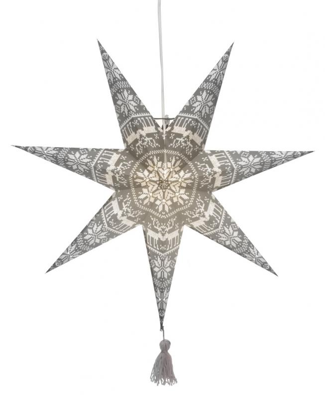 Tarnaby Pappersstjärna Grå