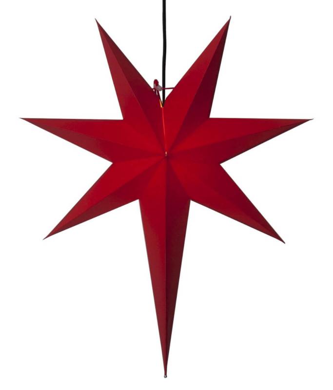 ROZEN Stjärna 65cm Röd