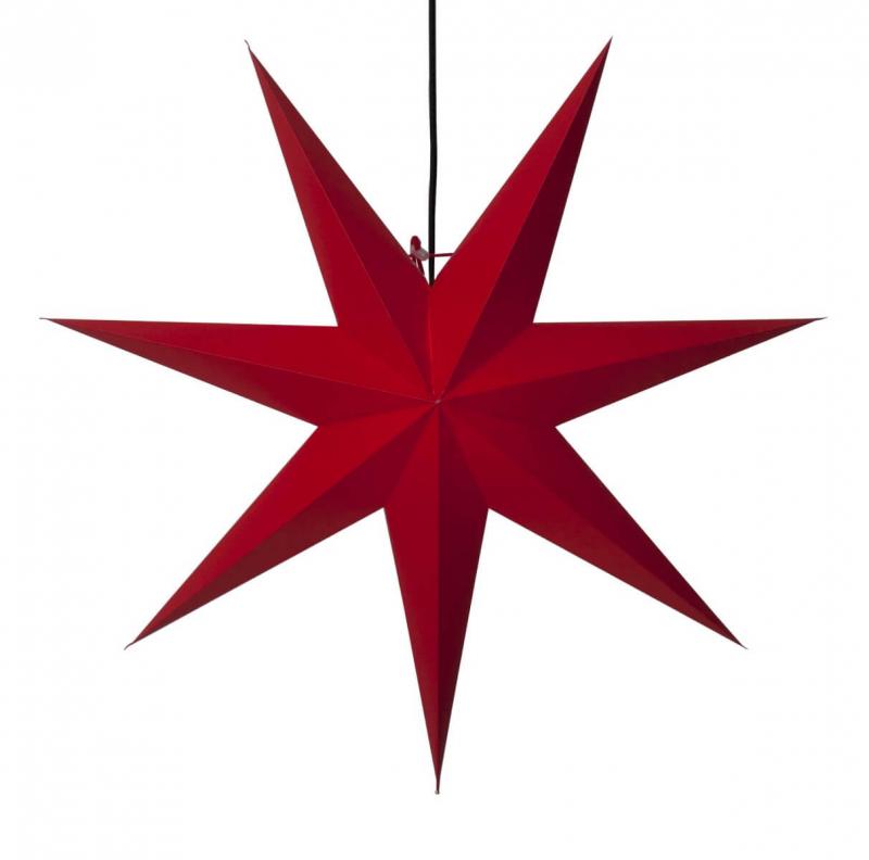 ROZEN Pappersstjärna 100cm Röd