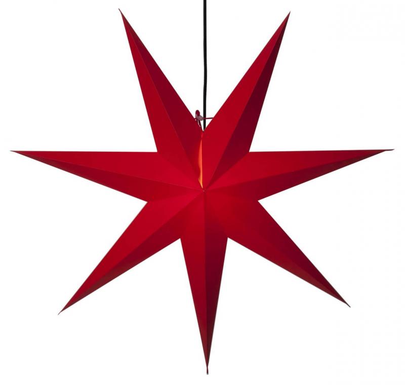 ROZEN Pappersstjärna 140cm Röd