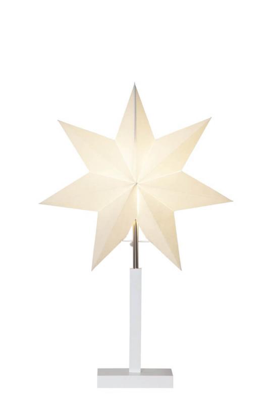 KARO Stjärna på fot 52cm Vit