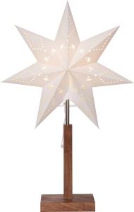 Karo Stjärna på fot 55cm Brun