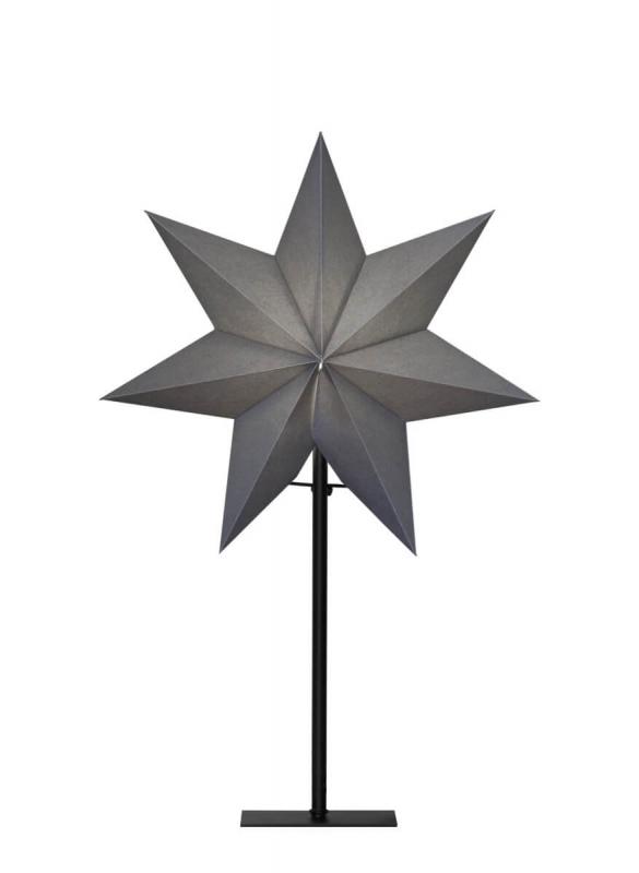 OZEN Stjärna på fot 55cm Grå