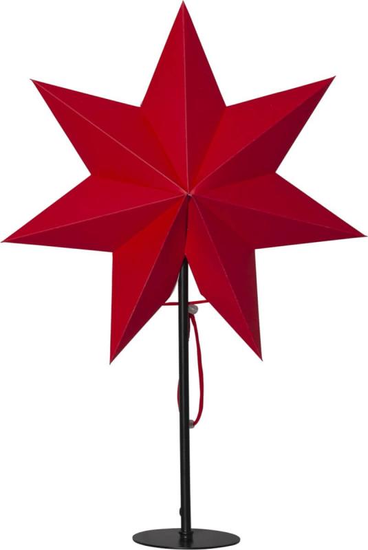 MIXA Stjärna på fot 50cm Röd