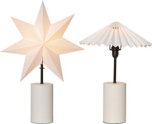 STILA Fot, Skärm & Stjärna 50cm Vit/Svart