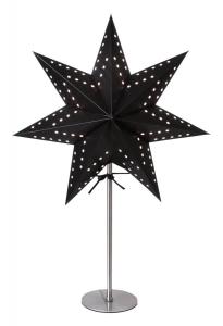 BOBO Stjärna på fot 51cm Svart