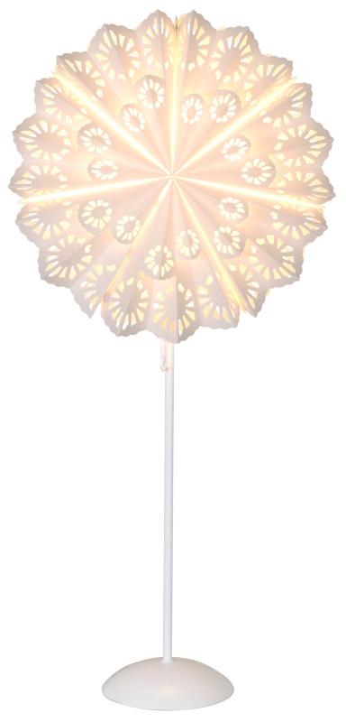 Glimma Stjärna på fot Vit