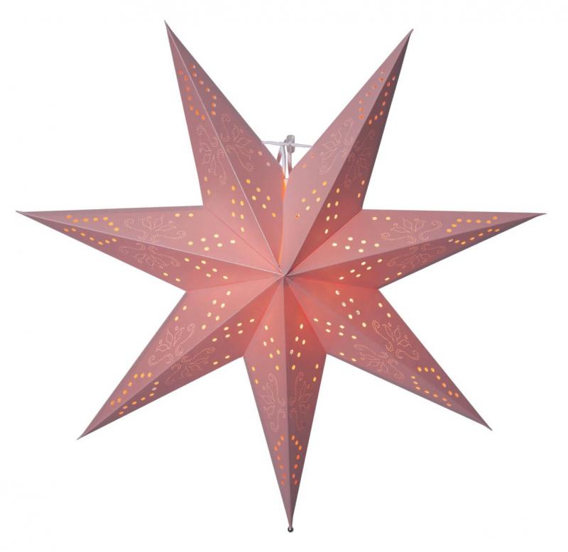 ROMANTIC Stjärna 54cm Rosa