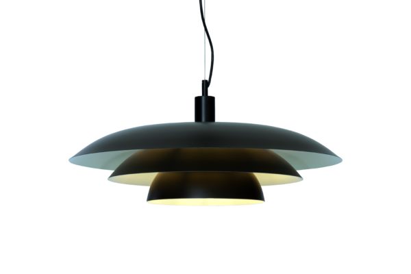 EPSILON Taklampa 56cm Svart