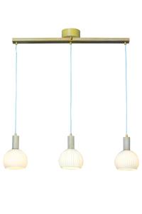 LAPPONIA Taklampa 85 cm Vit/Trä